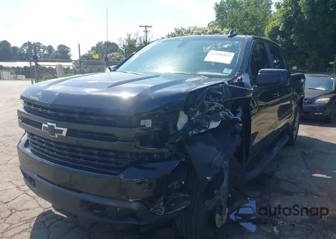 2021 Chevrolet Silverado 1500 4Wd Short Bed Rst из США, поврежденный, VIN 1GCUYEED0MZ418918